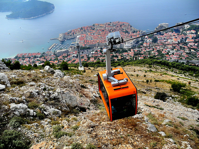 Dalmatien: DUBROVNIK > neue Seilbahn