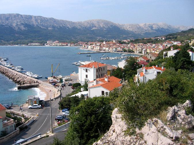 Kvarner: BASKA / KRK > Blick vom Kricinhügel