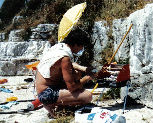 Istrien: ROVINJ > Grillen anno1980