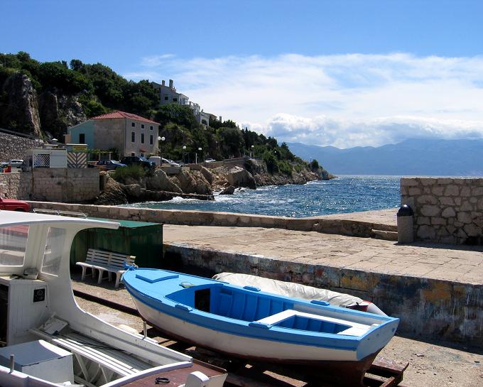 Kvarner: BASKA auf Krk > Boote beim Service