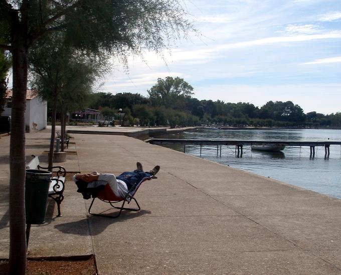 Kvarner: PUNAT otok Krk > einsamer Genießer