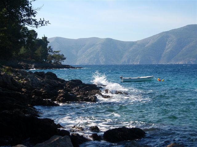 Kvarner: GLAVOTOK otok Krk > Blick vom kleinen Hafen