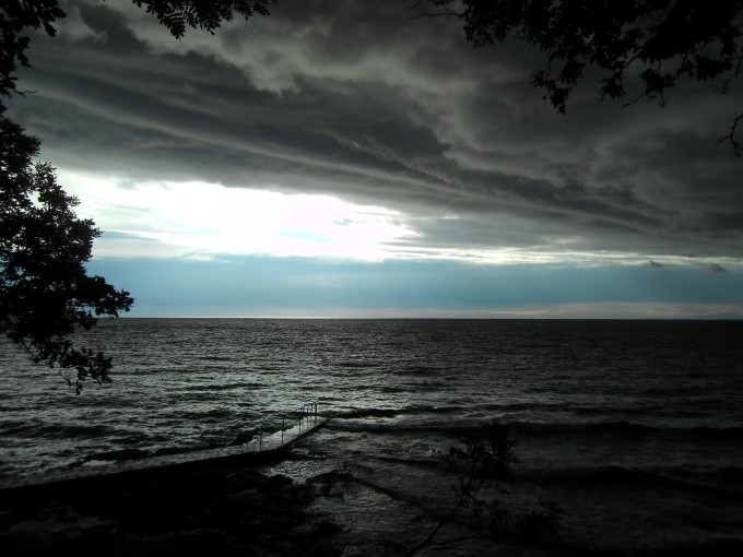 Istrien: CERVAR > Strand Ulika > Unwetter