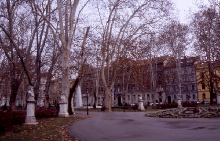 ZAGREB > Donji Grad > Park Zrinjevac - südlicher Zugang