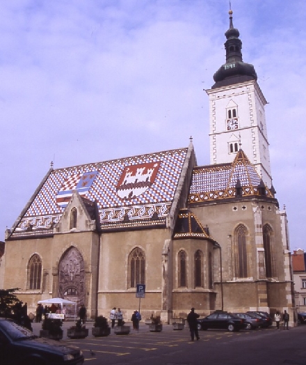 ZAGREB > Gradec > Kirche Sveti Marko "Markuskirche"