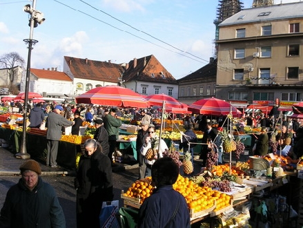 ZAGREB > Kaptol > Dolac - Marktplatz