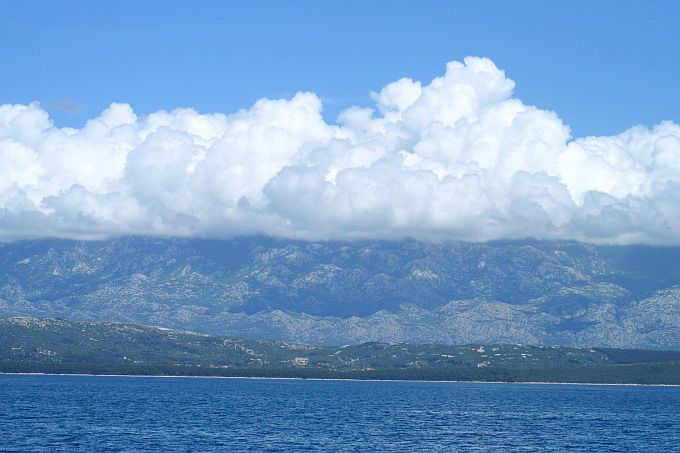 Kvarner: VELEBIT > Wolkenformation