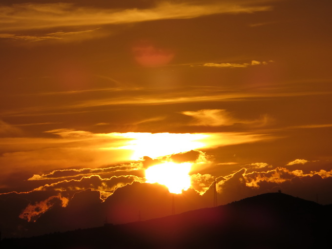 Dalmatien:OMIS > Sonnenuntergang