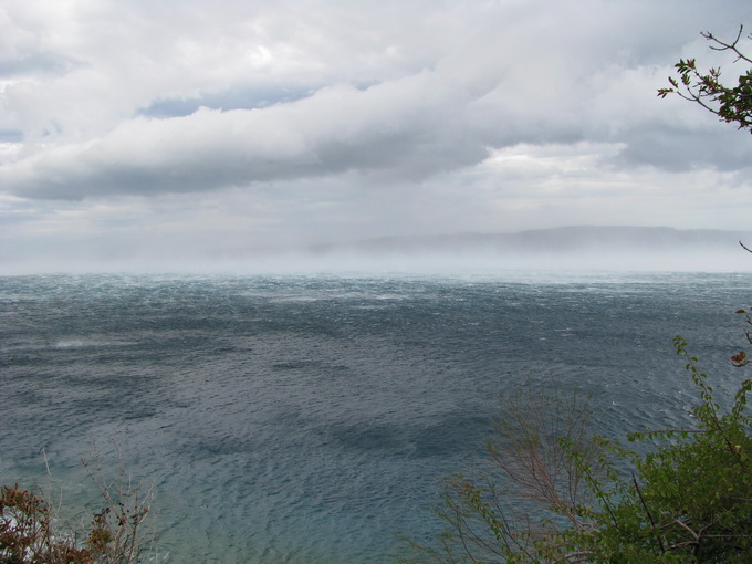 Kvarne: INSEL PAG> kochendes Meer