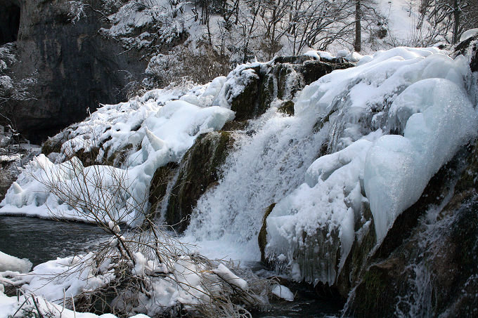 Plitvicer Seen im Winter