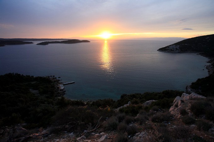 Kvarner: INSEL RAB > Sonnenuntergang Supetarska Draga