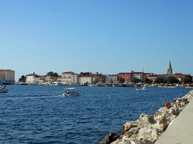 Istrien : POREC > Taxiboot