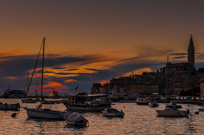 Istrien: ROVINJ > Abendstimmung