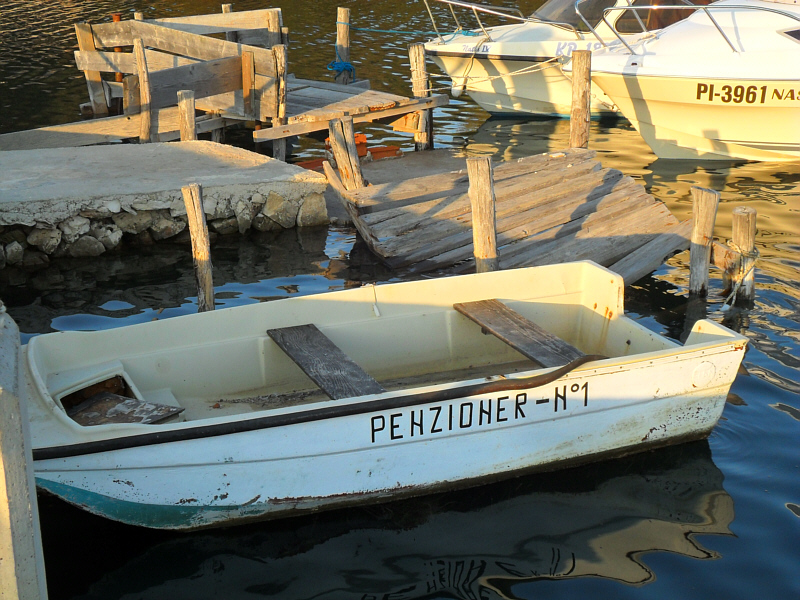 Istrien: PREMANTURA > Pensionistenboot