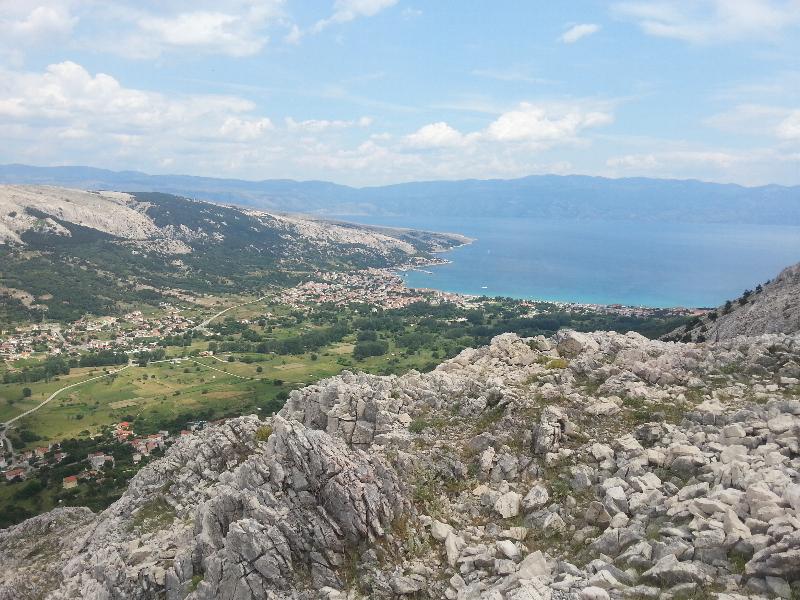 Kvarner: BASKA > Blick von oben