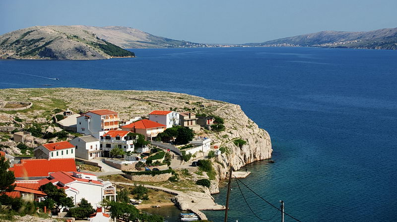 Kvarner: ZUBOVICI > Blick nach Pag