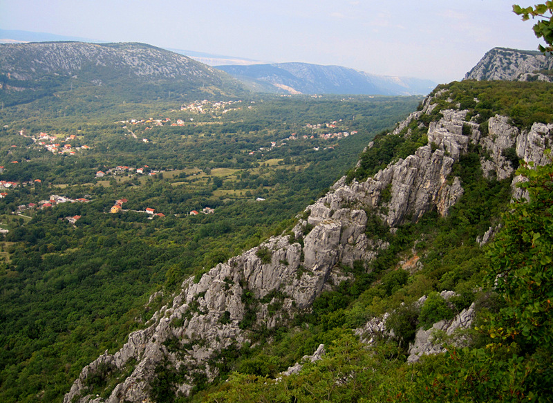 Kvarner: VINODOL > Blick vom Aussichtspunkt