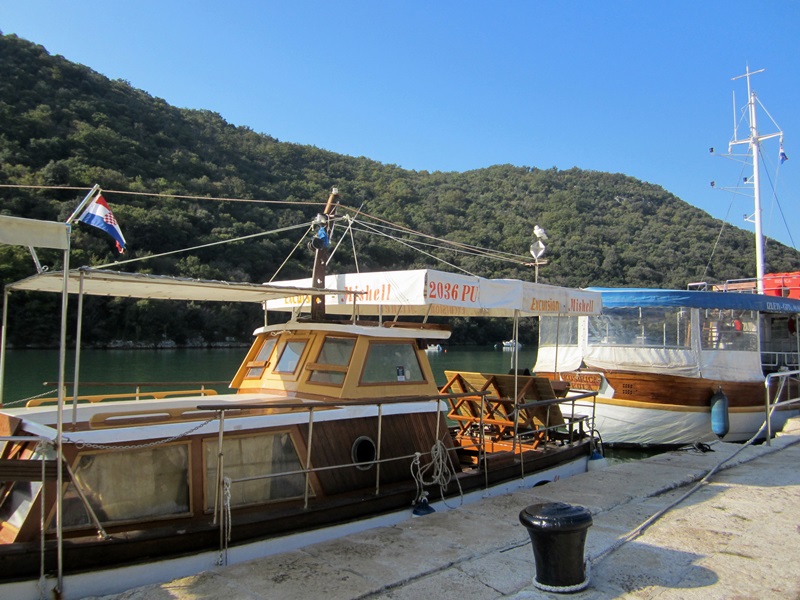 Istrien: Limskikanal>Das gesunkene Boot