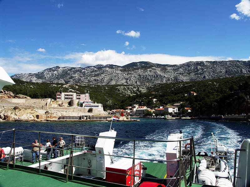 Kvarner: JABLANAC > Überfahrt nach Rab