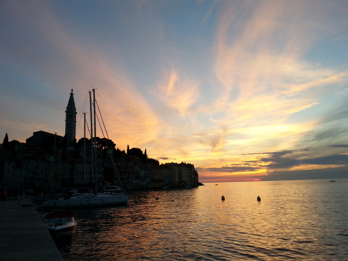 Sonnenuntergang in Rovinj