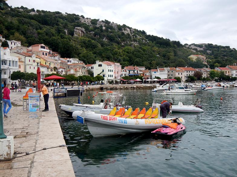 Kvarner: Baska, Insel KRK > Taxiboote