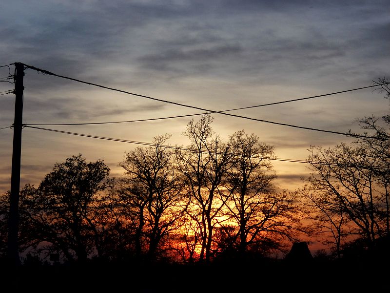 Istrien: Vodnjan Abendstimmung im Frühling