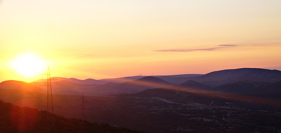 Dalmatien>Abendstimmung auf dem Malackapass