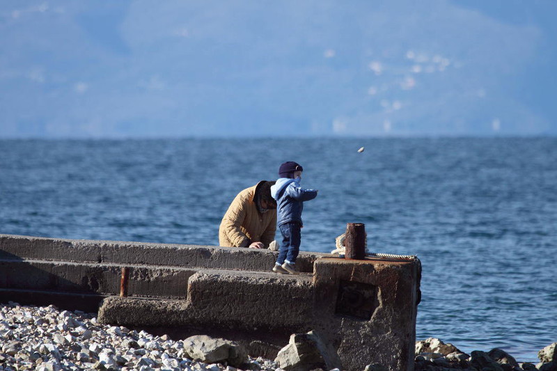 Kvarner: KRALJEVICA > Steine schleudern