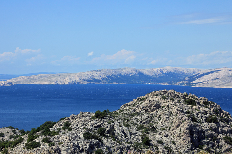 Kvarner: SVETI JURAJ > Blick auf Baska