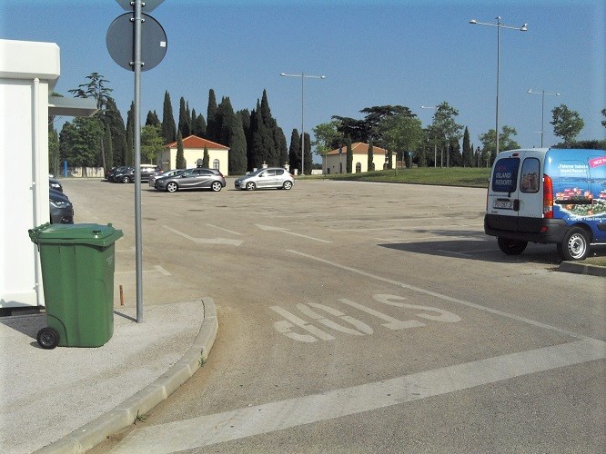 Istrien: POREC > Valamar-Parkplatz