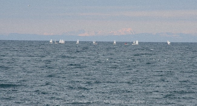 Porec > Blick auf die Alpenkette 2