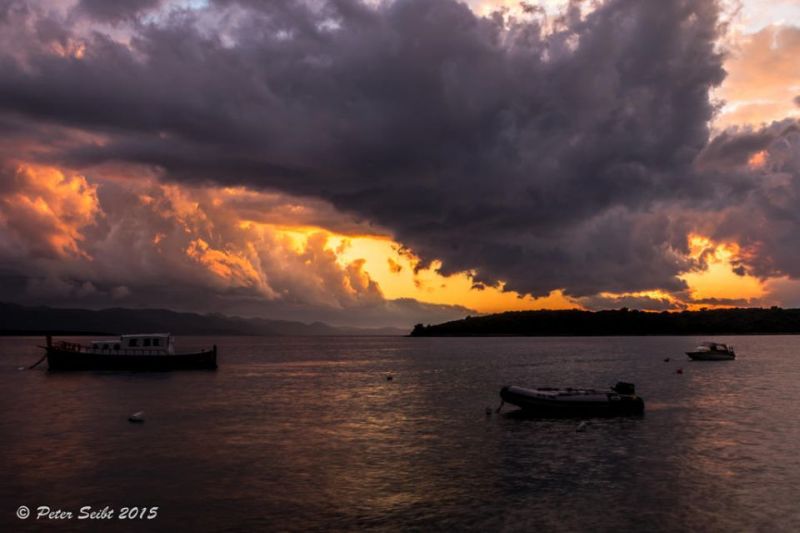 Dalmatien: Peljesac > Loviste Unwetter