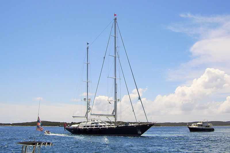 Dalmatien: HVAR-STADT > Segelboot