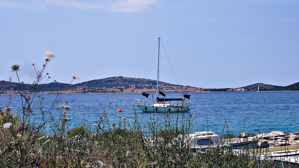 Dalmatien>Segelschiff vor Murter