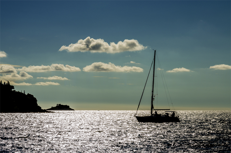 Istrien:Rovinj>Vor Anker