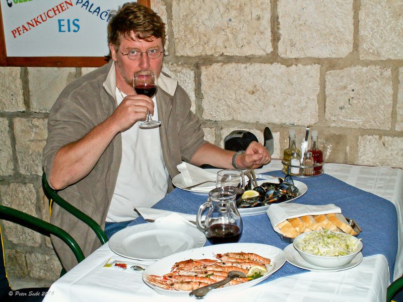 Dalmatien: OMIS > Abendessen mit Nixus