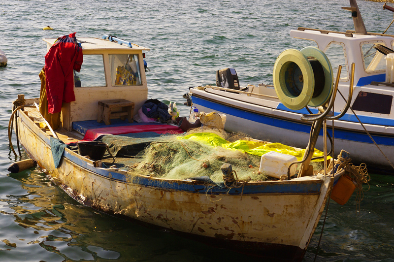 Istrien: ROVINJ> Fischerboot