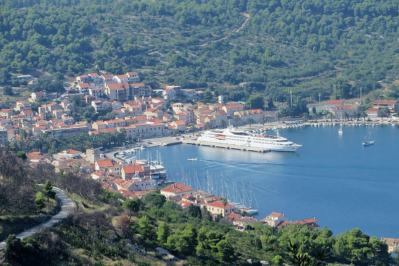 Dalmatien: INSEL VIS > Ausblick auf Bucht von Vis