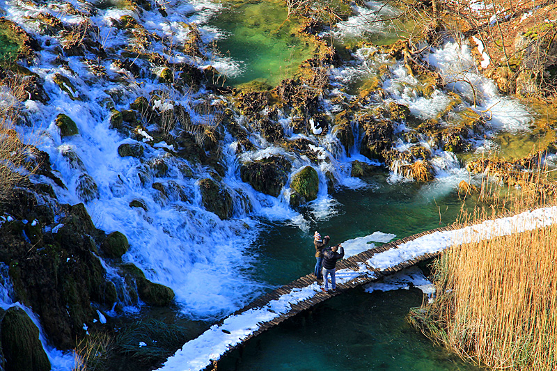 Kvarner: PLITVICE > Eine rutschige Angelegenheit