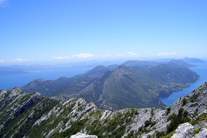 Dalmatien: PELJESAC > Wanderung auf den Sv. Ilija > Panoramablick