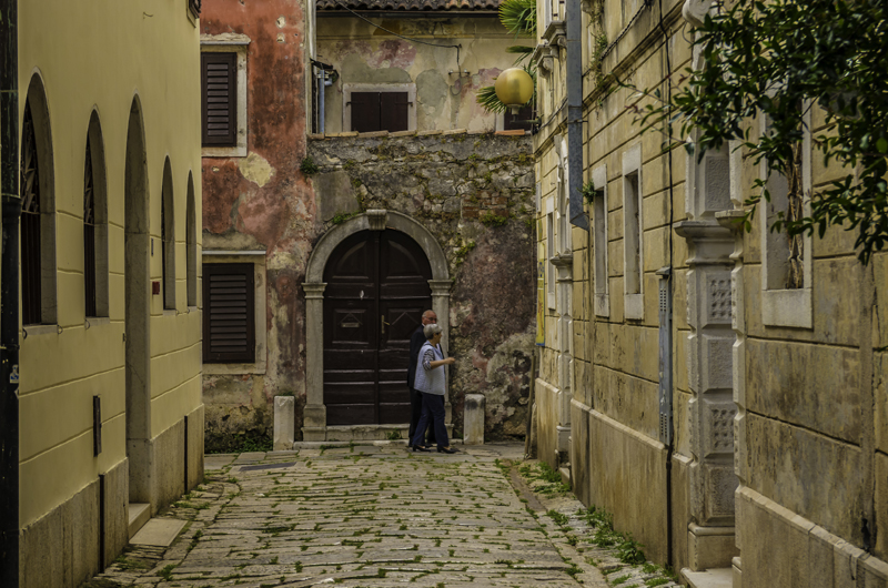 Istrien: POREC> Gasse