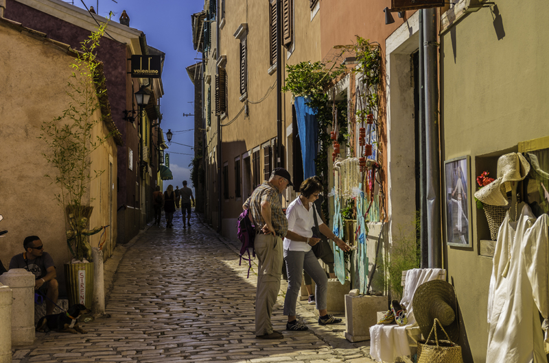 Istien: ROVINJ> Gasse in Rovinj