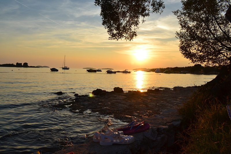 Istrien: ROVINJ> Abendstimmung auf Polari