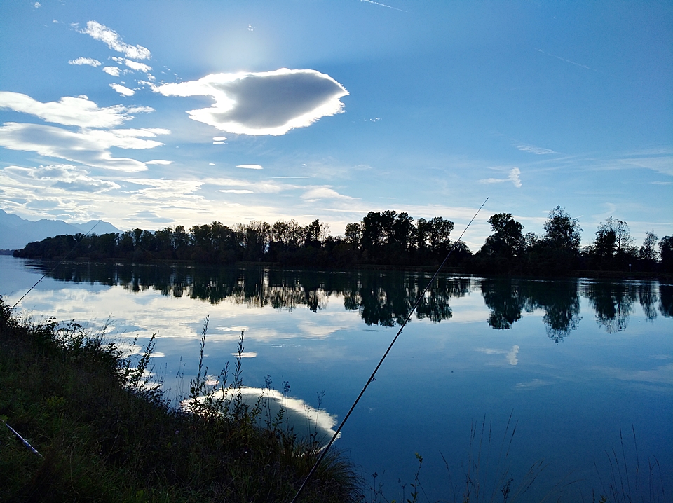 * Deutschland: Fischen am Inn bei Rosenheim (Oberbayern)