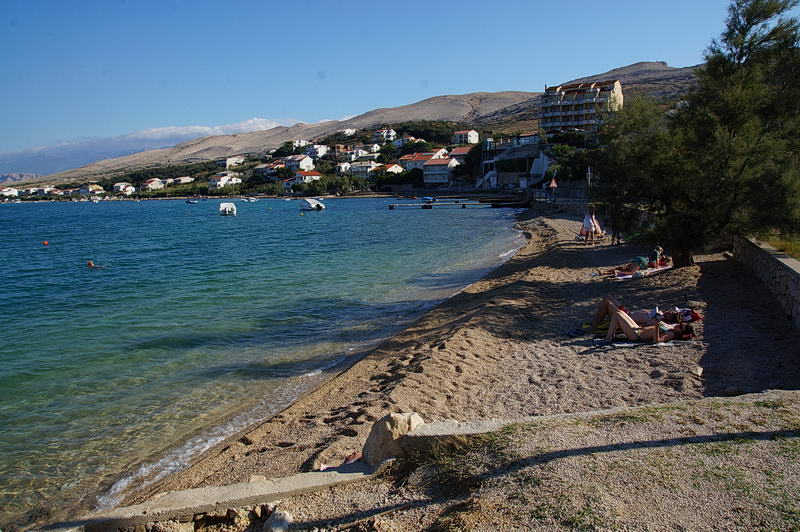 Dalmatien: PAG > Pager Bucht und Strand