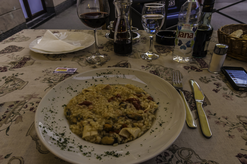 Istrien: POREC> Risoto Frutti di Mare