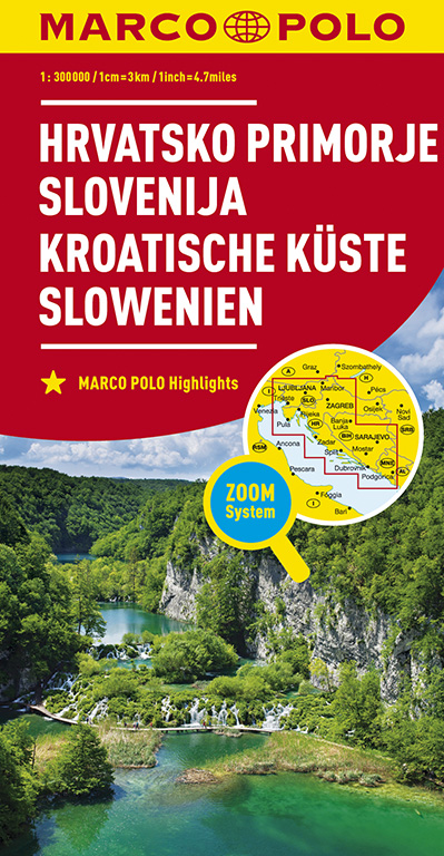 0-4 Mitmachpreis MairDumont > Karte Marco Polo Kroatische Küste, Slowenien 1:300000