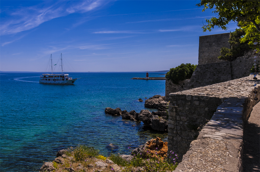 Kvarner: KRK> zurück in den Hafen