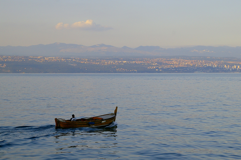 Kvarner: LOVRAN> Fischerboot