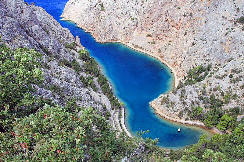 Kvarner: JABLANAC > Bucht Zavranica